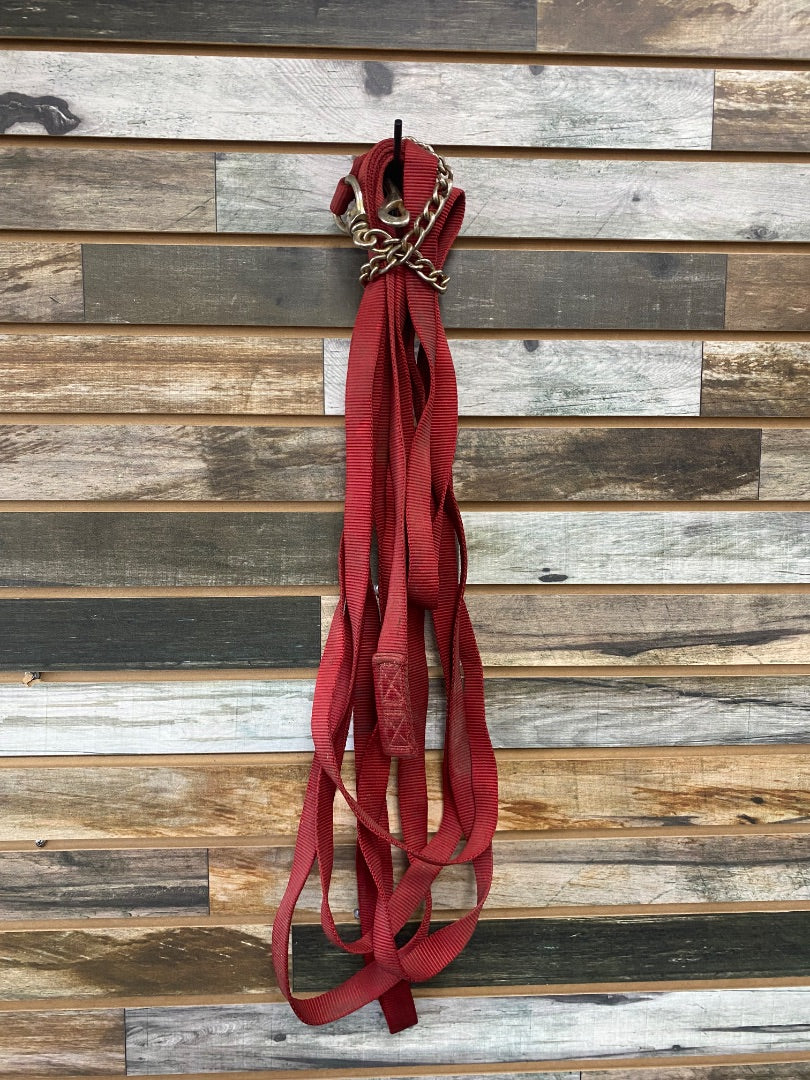 USED  Lunge Line  Red