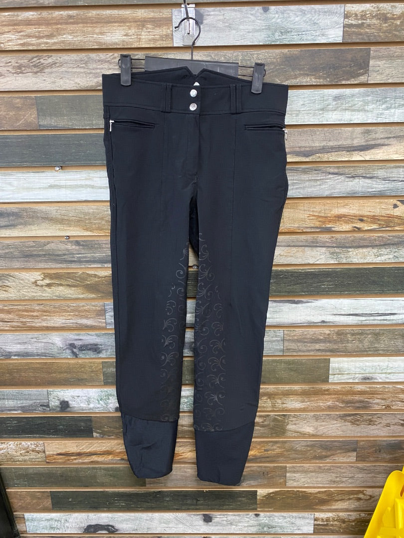 USED Horze Full Seat Breeches 26 Black
