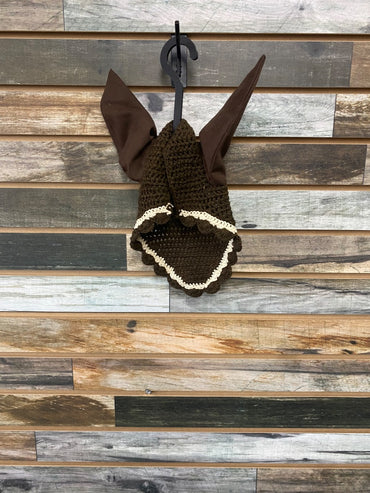 USED  English Ear Bonnet  Brown
