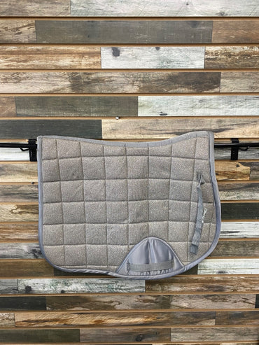 USED HKM English Jump Saddle Pad Sparkle Full Silver/Sparkle
