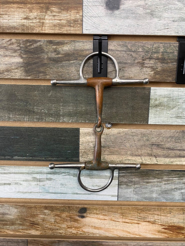 USED  Full Cheek Snaffle Copper Mouth 5"