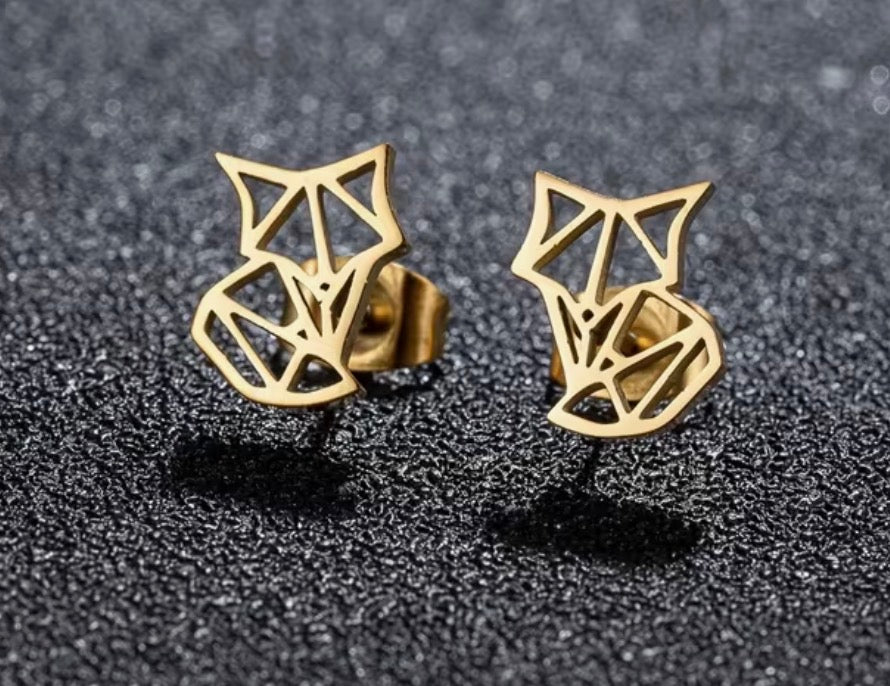 Dainty Fox Earrings