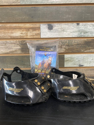 USED Scoot Boot Hoof Boots 8 Black