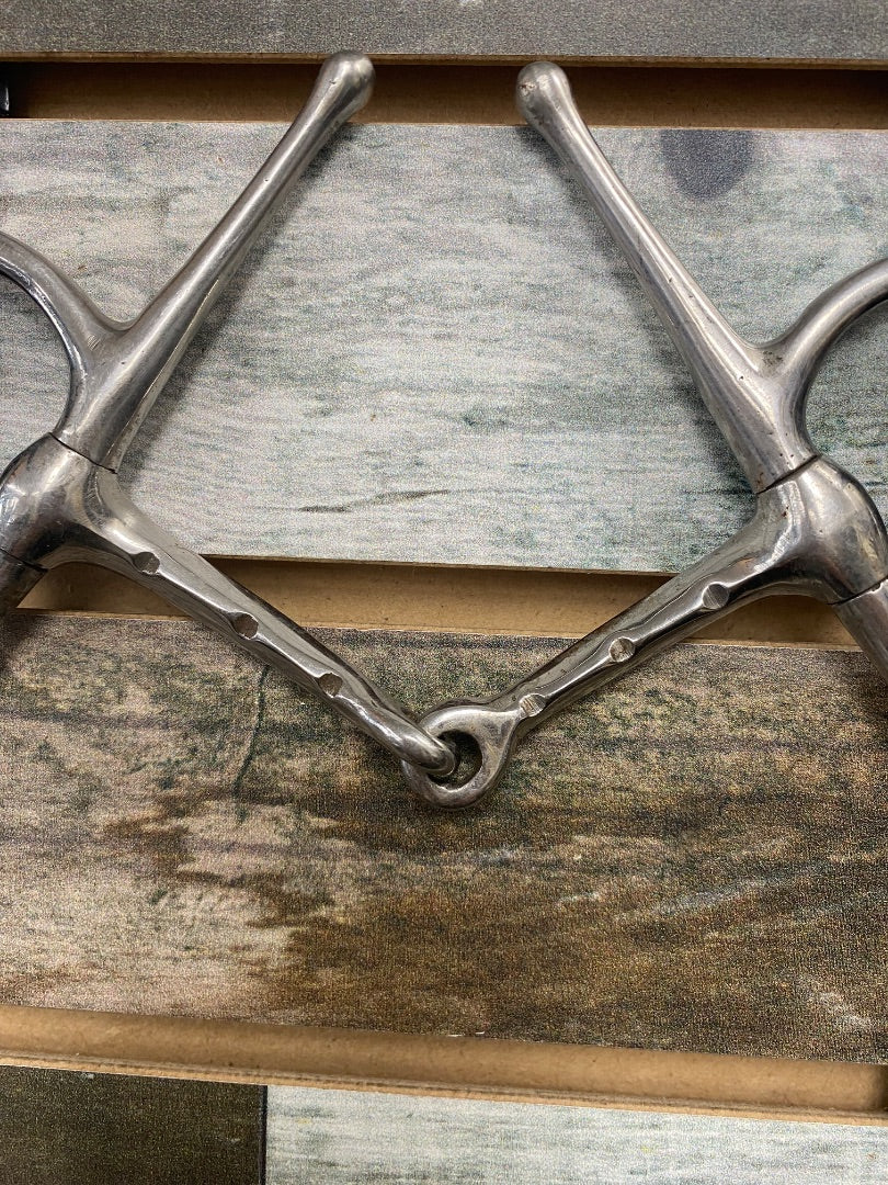 USED  Full Cheek Snaffle Knife Edge 4.75"