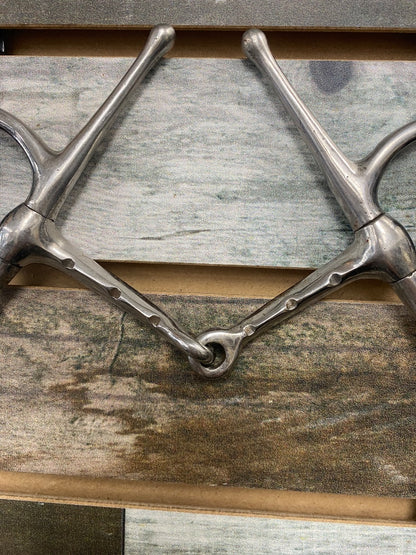 USED  Full Cheek Snaffle Knife Edge 4.75"