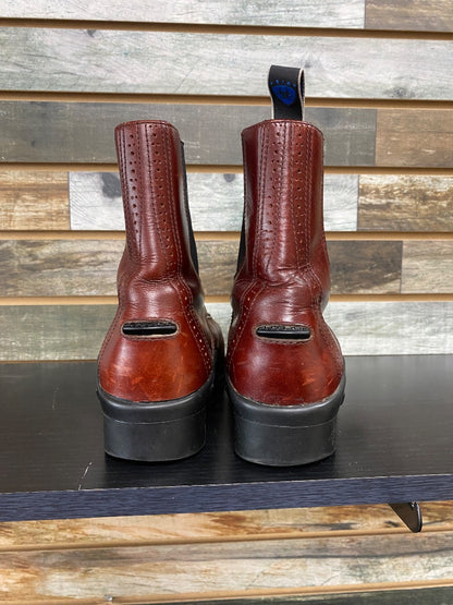 USED ARIAT Paddock Boots 8.5 Burgundy