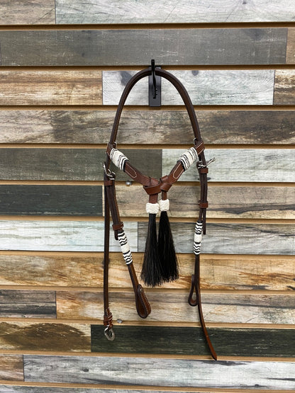 USED  Western Headstalls Horse Medium Oil