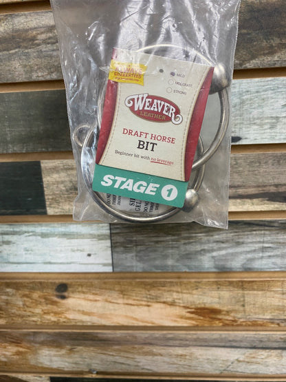 USED Weaver NWT Draft Horse O-Ring 7" Silver