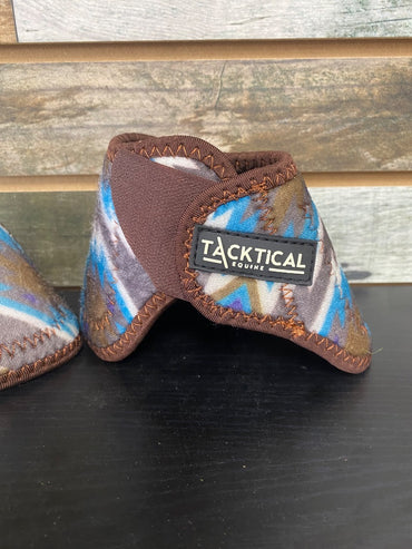 USED Tacktical Bell Boots  Blue/Brown Aztec