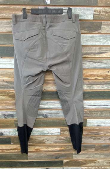USED Animo Knee Patch Breeches 32 Gray