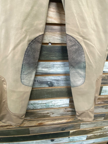 USED SmartPak Knee Patch Breeches 36R Beige