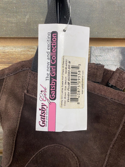 USED Gatsby Girl Suede Half Chaps w/ Sheepskin Medium