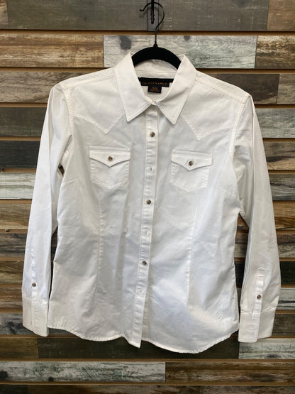 USED Ariat Button Down Medium White