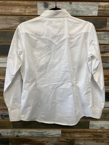 USED Ariat Button Down Medium White