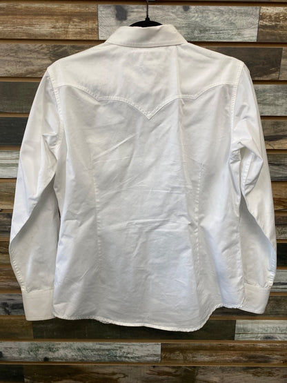 USED Ariat Button Down Medium White
