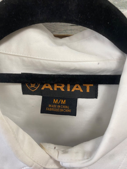 USED Ariat Button Down Medium White