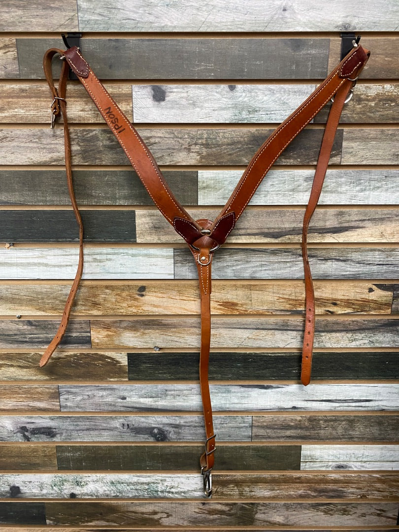 USED  Light Oil Breast Collar Horse
