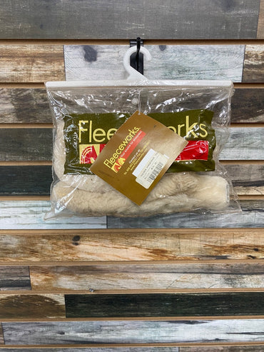 USED Fleeceworks Fleece Halter Tubing Average White