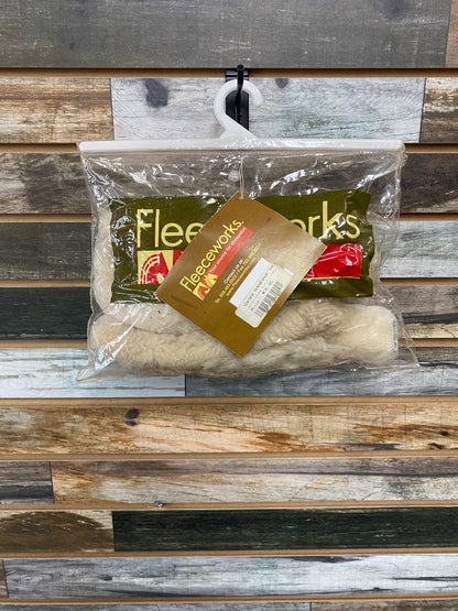 USED Fleeceworks Fleece Halter Tubing Average White