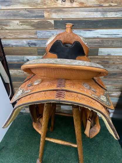 USED Circle Y Equitation Saddle 16" Light Oil