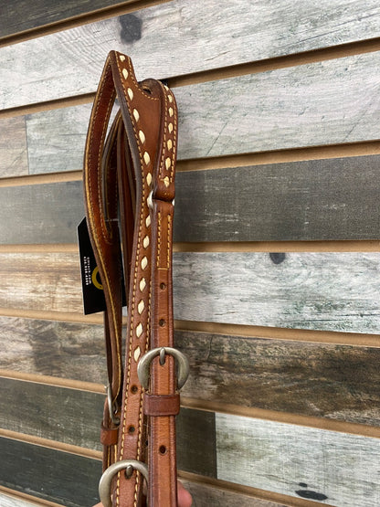 USED  Buckstich Headstall w/ Split Reins