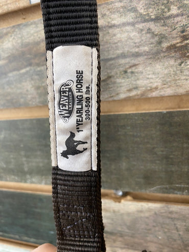 USED Weaver Nylon Halter Yearling Black