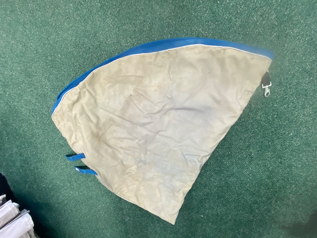 USED Dover Saddlery Medium Weight Neck Cover Large Tan/Blue