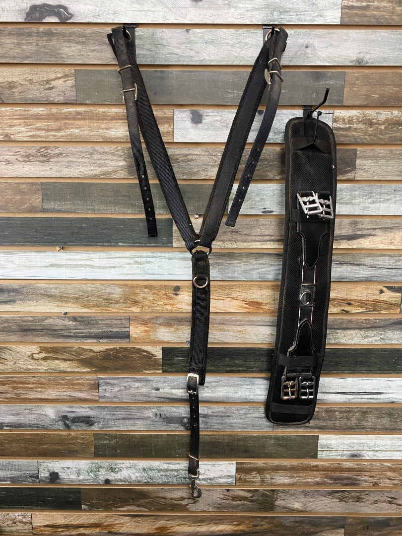 USED Bareback Saddle with Breastcollar and 28" Girth