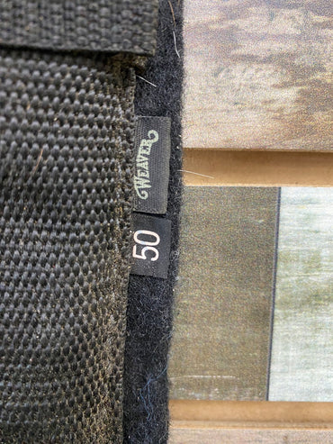 USED Weaver Felt Cinch 50" Black