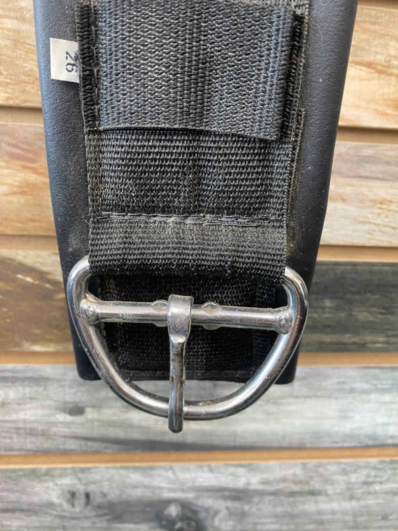 USED Western Cinch 26" Neoprene Black Smooth