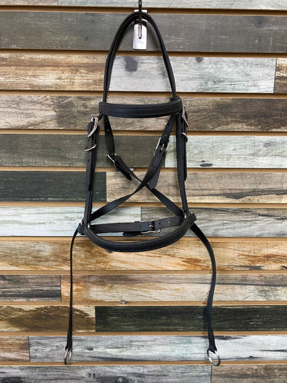 USED  Biothane sidepull horse Black