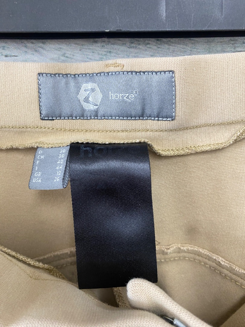 USED Horze Full Seat Breeches 26” Tan