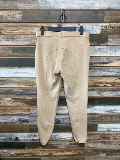 USED Horze Full Seat Breeches 26” Tan