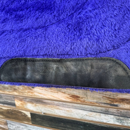 USED  Western Saddle Pad Fleece 30” x 30” Purple