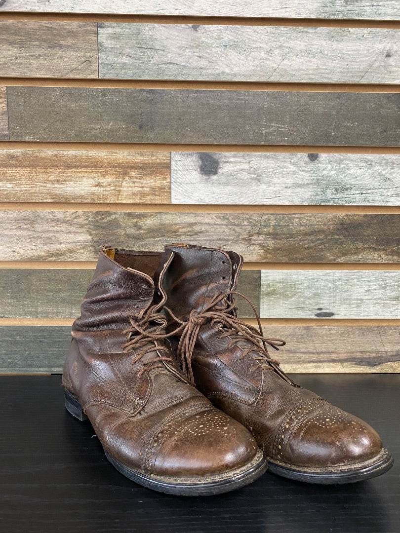 USED  Ladies Laced Paddock Boots  Brown
