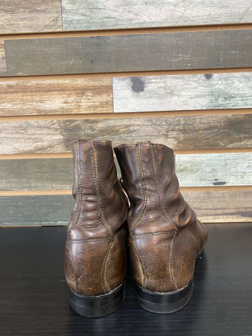USED  Ladies Laced Paddock Boots  Brown
