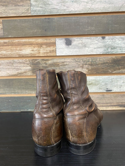 USED  Ladies Laced Paddock Boots  Brown