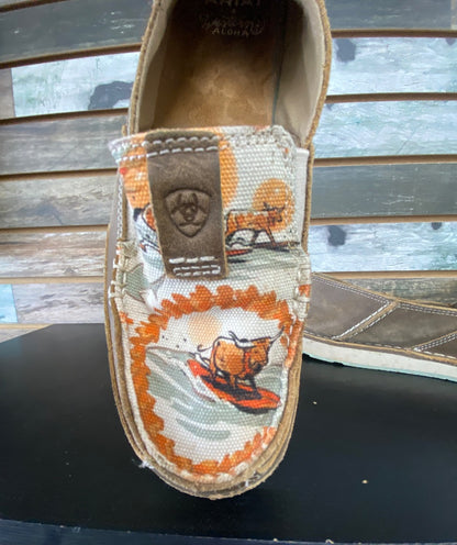 USED ARIAT Western Shoes Aloha Pattern