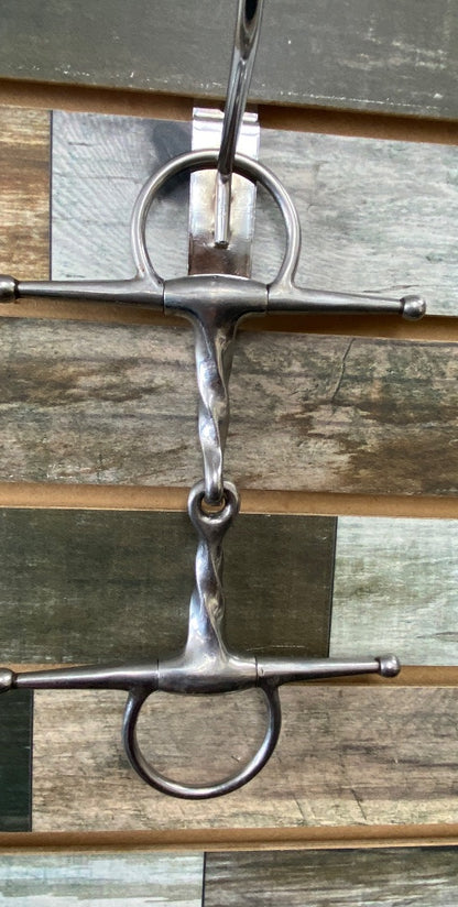 USED  Full Cheek Slow Twist Snaffle 5.5"