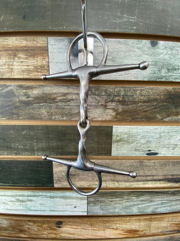 USED  Full Cheek Slow Twist Snaffle 5.5"