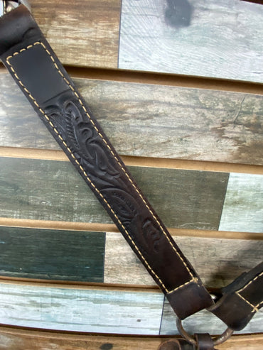 USED  Western Breast Collars/ Leather Pony Pony Dark Oil