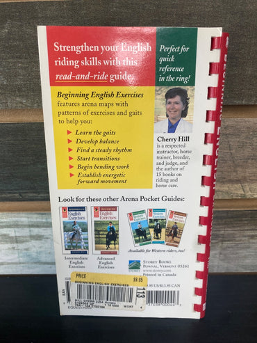USED Cherry Hill Beginner English Riding Excersises