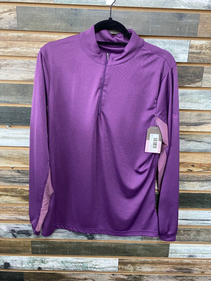 USED Ovation Ladies Long Sleeve Riding Top Large Purple
