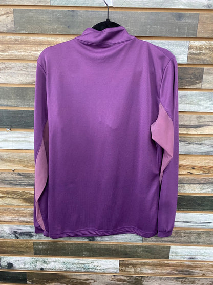 USED Ovation Ladies Long Sleeve Riding Top Large Purple