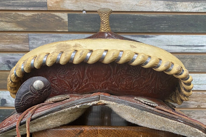 USED Billy Cook Barrel Saddle 14” Dark Oil