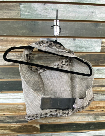 USED No Brand Fly Mask Horse Black/Grey