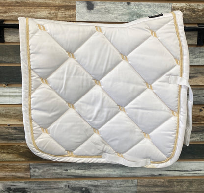 USED Back On Track Dressage Pad Cob White