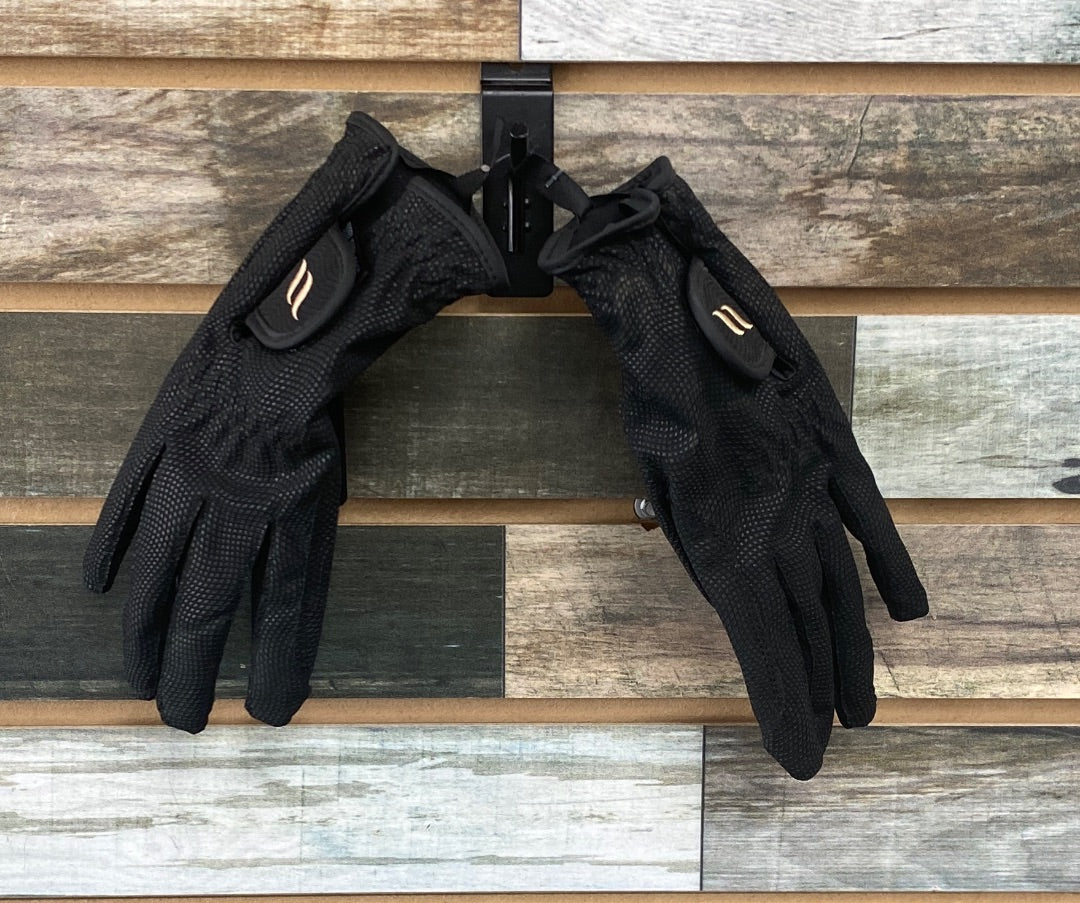 USED Back On Track Gloves 7 Black