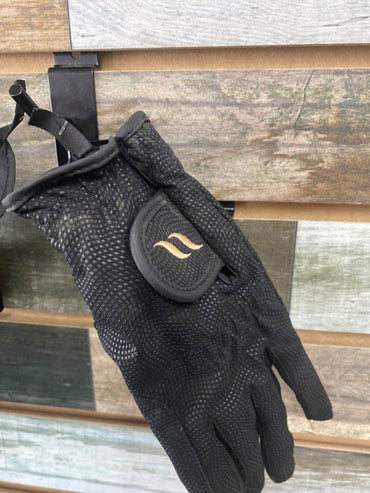 USED Back On Track Gloves 7 Black
