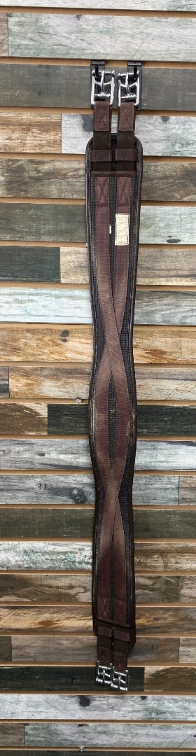 USED Lettia English Dressage Girth 48" Brown